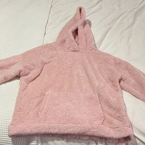 Bluenotes Fuzzy Pink Kids Hoodie